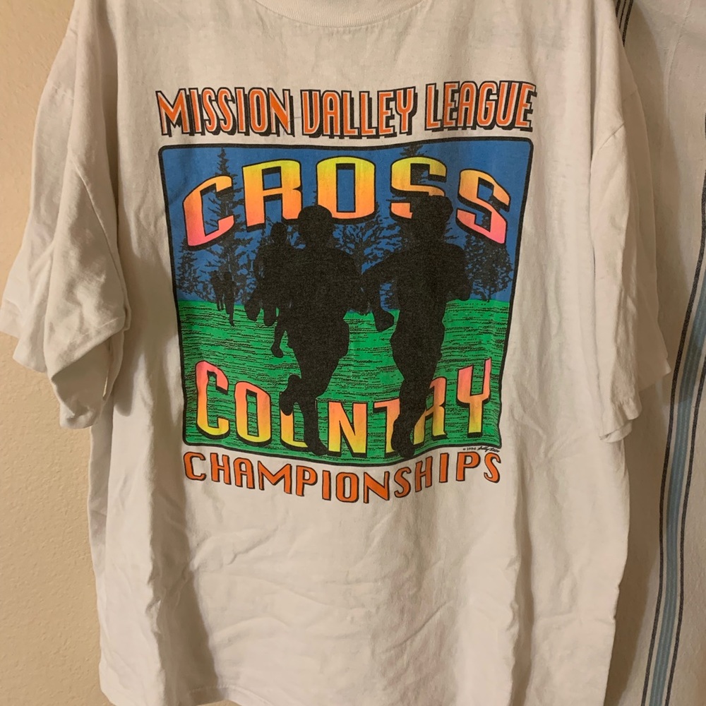 Vintage Mission Valley Cross Country t shirt 1994